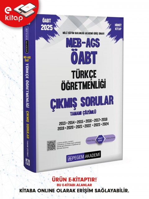 2025 MEB-AGS ÖABT Türkçe Öğretmenliği Tamamı Çözümlü E-Çıkmış Sorular