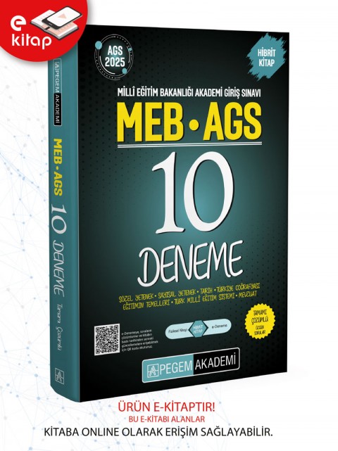 2025 MEB-AGS Tamamı Çözümlü 10 E-Deneme