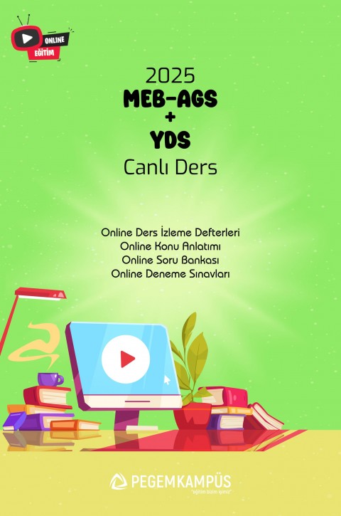 2025 MEB-AGS + YDS Canlı Dersler + Online Materyaller