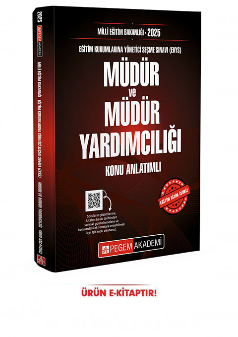 2025 MEB (EKYS) Müdür ve Müdür Yardımcılığı Konu Anlatımlı E-Kitap