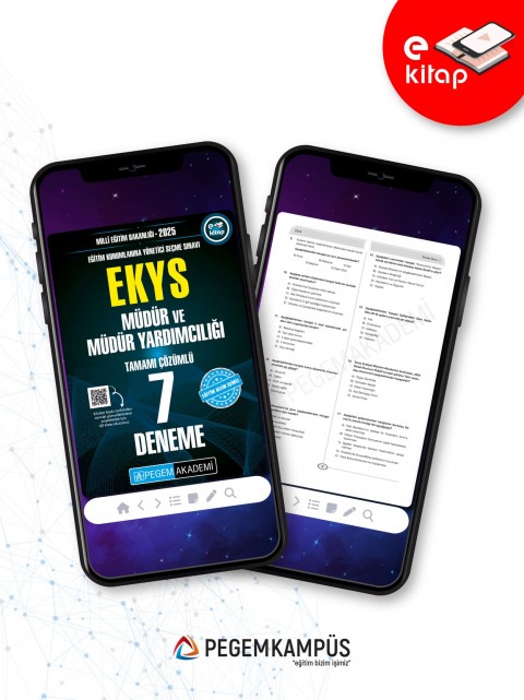 2025 MİLLİ EĞİTİM BAKANLIĞI (EKYS) Müdür ve Müdür Yardımcılığı 7 E-Deneme