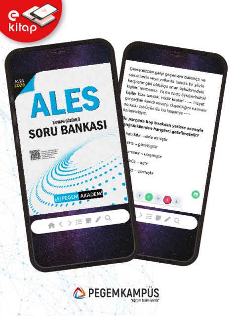 2026 ALES Tamamı Çözümlü E-Soru Bankası
