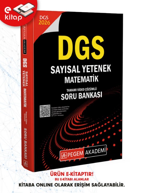 2026 DGS Sayısal Yetenek Matematik Tamamı Video Çözümlü E-Soru Bankası