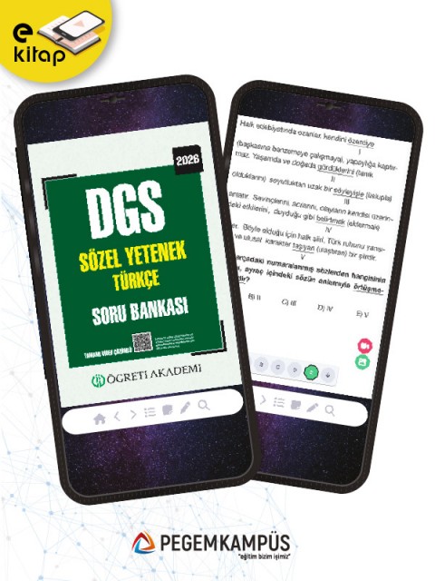 2026 DGS Sözel Yetenek Türkçe Tamamı Video Çözümlü E-Soru Bankası