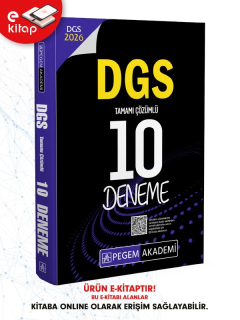 2026 DGS Tamamı Çözümlü 10 E-Deneme