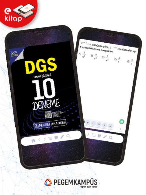 2026 DGS Tamamı Çözümlü 10 E-Deneme 2026 DGS Tamamı Çözümlü 10 E-Deneme
