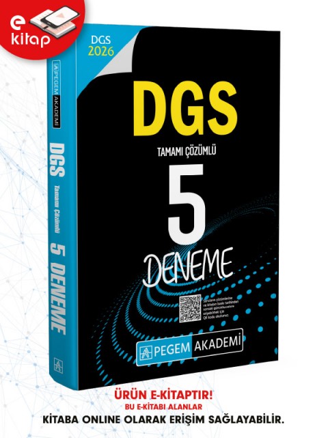 2026 DGS Tamamı Çözümlü 5 E-Deneme
