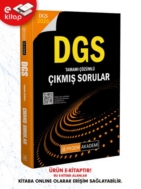 2026 DGS Tamamı Çözümlü Çıkmış Sorular (e-kitap)