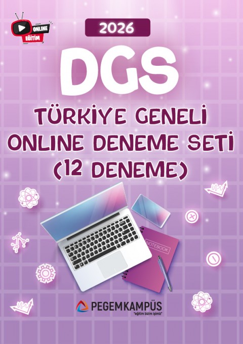 2026 DGS Türkiye Geneli Online Deneme Seti (12 Deneme)