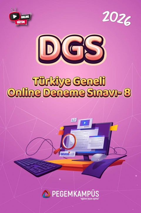 2026 DGS Türkiye Geneli Online Deneme Sınavı-8