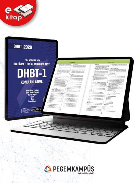 2026 Din Hizmetleri Alan Bilgisi Testi DHBT-1 Konu Anlatımlı E-Kitap