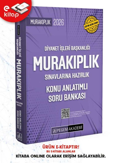 2026 Diyanet İşleri Başkanlığı Murakıplık Sınavlarına Hazırlık Konu Anlatımlı Soru Bankası E-Kitap