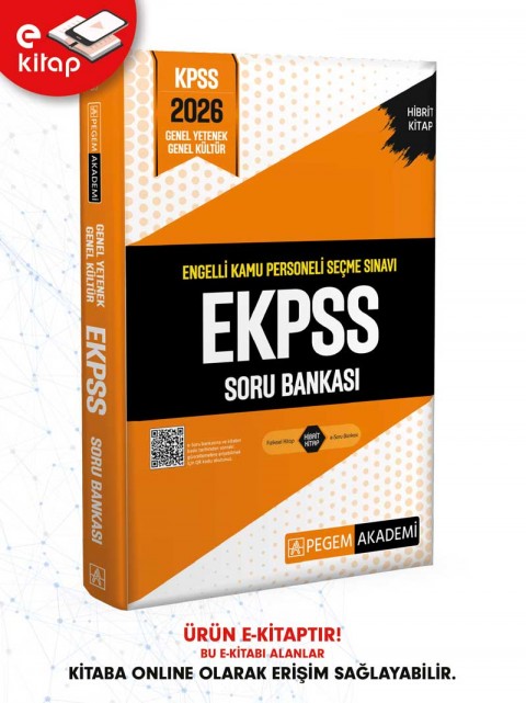2026 EKPSS Engelli Kamu Personeli Seçme Sınavı E-Soru Bankası