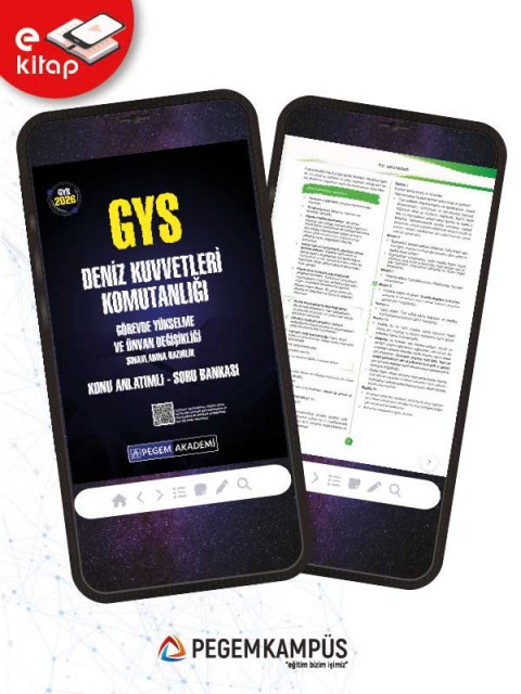 2026 GYS Deniz Kuvvetleri Komutanlığı Görevde Yükselme ve Ünvan Değişikliği Sınavlarına Hazırlıkö Konu Anlatımlı Soru Bankası E-Kitap
