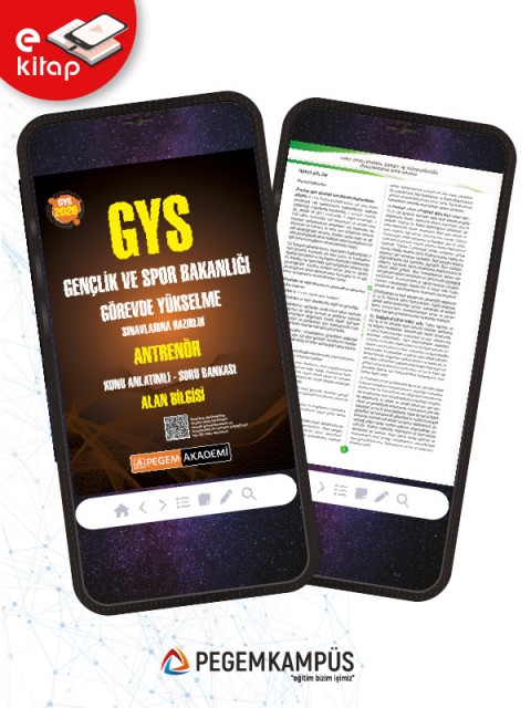 2026 GYS Gençlik ve Spor Bakanlığı Görevde Yükselme Sınavlarına Hazırlık ANTRENÖR Konu Anlatımlı Soru Bankası Alan Bilgisi E-Kitap