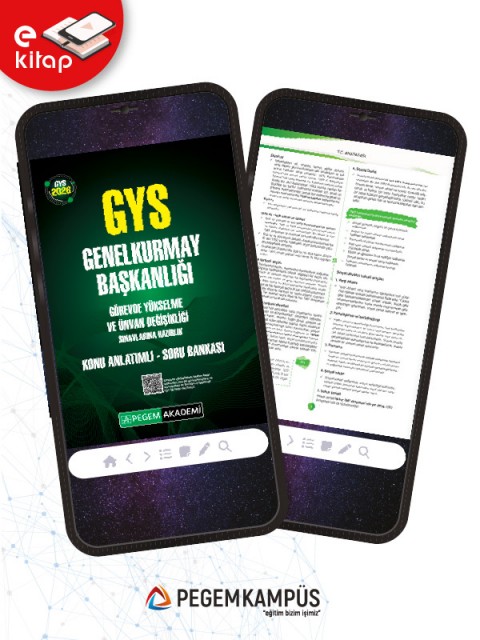 2026 GYS Genelkurmay Başkanlığı Görevde Yükselme ve Ünvan Değişikliği Sınavlarına Hazırlık Konu Anlatımlı Soru Bankası (e-kitap)