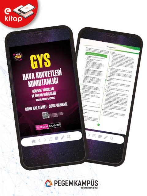 2026 GYS Hava Kuvvetleri Komutanlığı Görevde Yükselme ve Ünvan Değişikliği Sınavlarına Hazırlık Konu Anlatımlı Soru Bankası E-Kitap