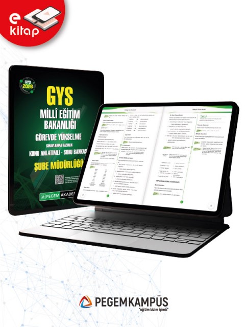 2026 GYS MEB Görevde Yükselme Sınavlarına Hazırlık Konu Anlatımlı Soru Bankası ŞUBE MÜDÜRLÜĞÜ SAYMANLIK (e-kitap)