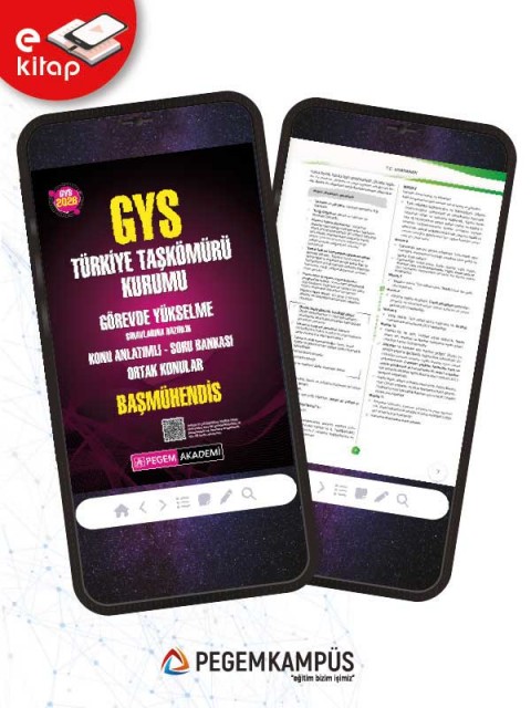 2026 GYS Türkiye Taşkömürü Kurumu Görevde Yükselme Sınavlarına Hazırlık Konu Anlatımlı Soru Bankası E-Kitap - Ortak Konular BAŞMÜHENDİS