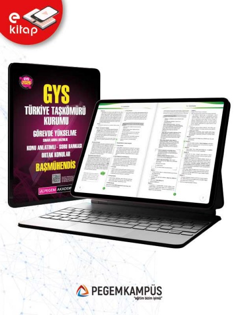 2026 GYS Türkiye Taşkömürü Kurumu Görevde Yükselme Sınavlarına Hazırlık Konu Anlatımlı Soru Bankası E-Kitap - Ortak Konular BAŞMÜHENDİS