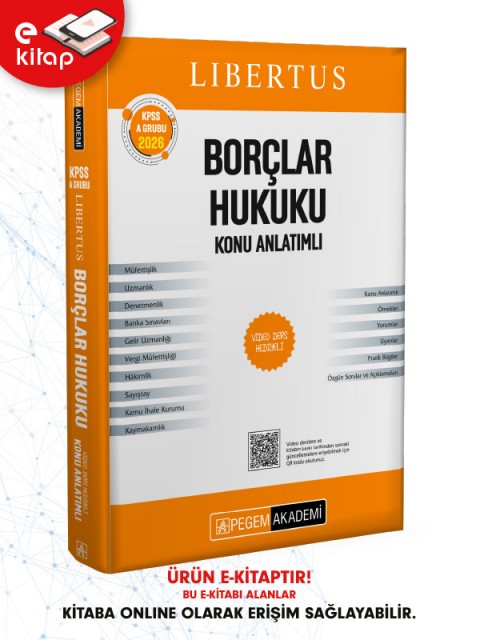 2026 KPSS A Grubu Libertus Borçlar Hukuku Konu Anlatımlı E-Kitap