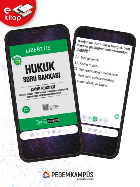2026 KPSS A Grubu Libertus Hukuk E-Soru Bankası (Kamu Hukuku)