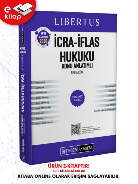 2026 KPSS A Grubu Libertus İcra-İflas Hukuku Konu Anlatımlı E-Kitap