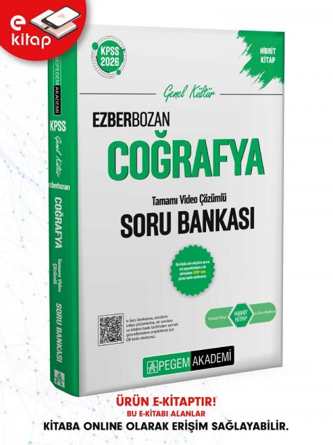 2026 KPSS Genel Kültür Coğrafya Tamamı Video Çözümlü Ezberbozan E-Soru Bankası