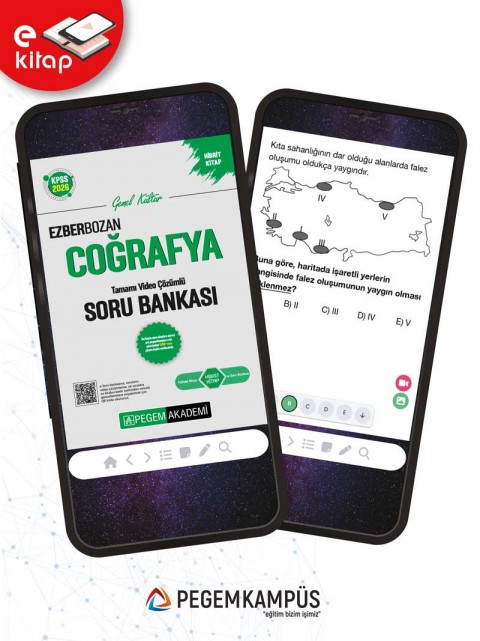 2026 KPSS Genel Kültür Coğrafya Tamamı Video Çözümlü Ezberbozan E-Soru Bankası