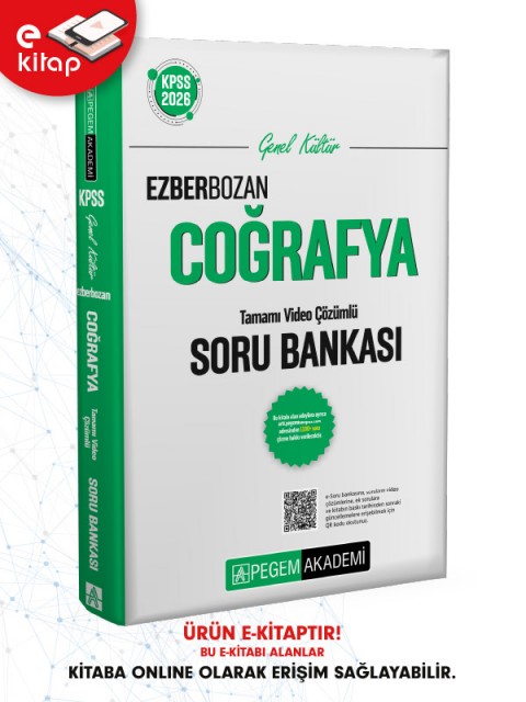 2026 KPSS Genel Kültür Coğrafya Tamamı Video Çözümlü Ezberbozan E-Soru Bankası