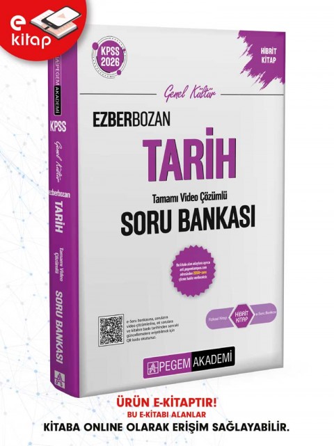 2026 KPSS Genel Kültür Tarih Tamamı Video Çözümlü Ezberbozan E-Soru Bankası