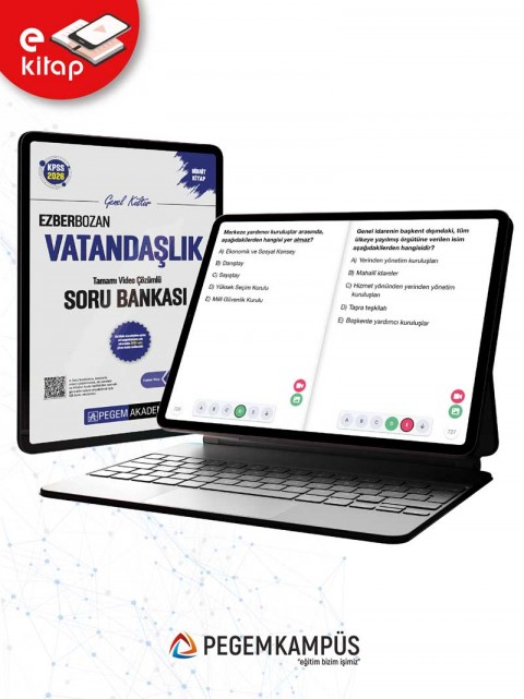2026 KPSS Genel Kültür Vatandaşlık Tamamı Video Çözümlü Ezberbozan E-Soru Bankası