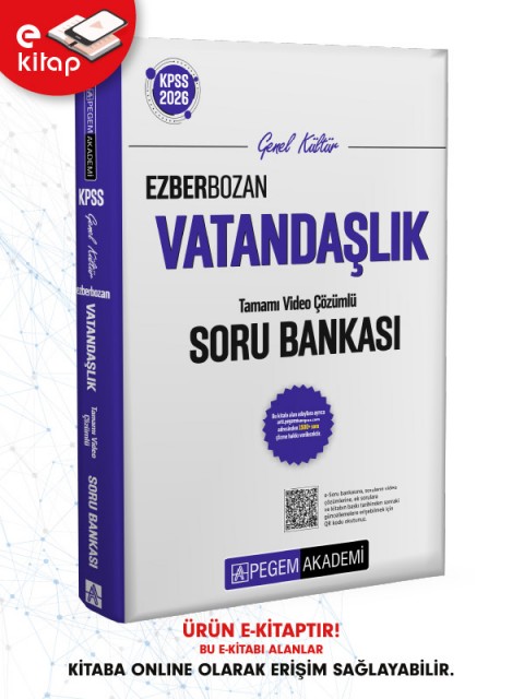 2026 KPSS Genel Kültür Vatandaşlık Tamamı Video Çözümlü Ezberbozan E-Soru Bankası