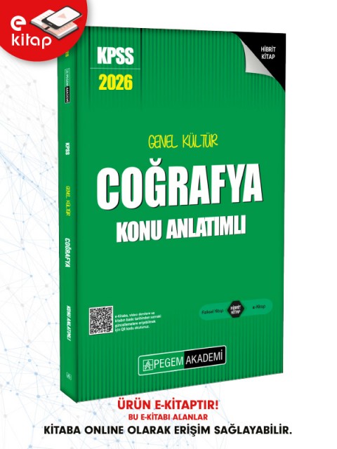 2026 KPSS Genel Yetenek Genel Kültür Coğrafya Konu Anlatımlı E-Kitap
