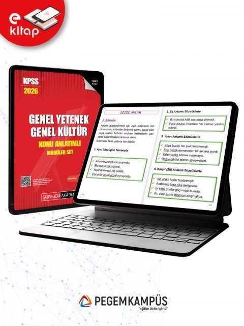 2026 KPSS Genel Yetenek Genel Kültür Konu Anlatımlı Modüler E-Kitap Seti