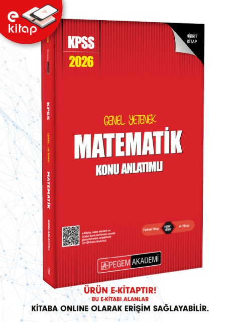 2026 KPSS Genel Yetenek Genel Kültür Matematik Konu Anlatımlı E-Kitap