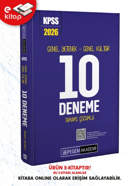 2026 KPSS Genel Yetenek Genel Kültür Tamamı Çözümlü 10 E-Deneme