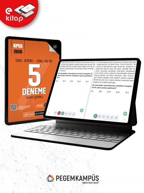 2026 KPSS Genel Yetenek Genel Kültür Tamamı Çözümlü 5 E-Deneme
