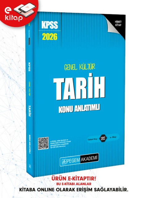 2026 KPSS Genel Yetenek Genel Kültür Tarih Konu Anlatımlı E-Kitap