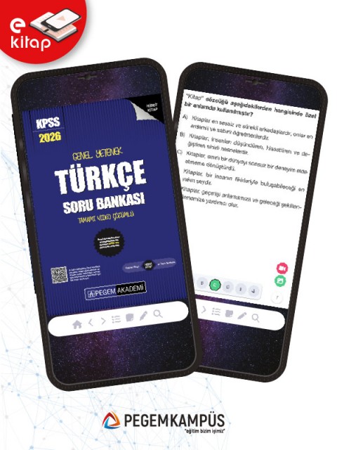 2026 KPSS Genel Yetenek Genel Kültür Türkçe Tamamı Video Çözümlü E-Soru Bankası