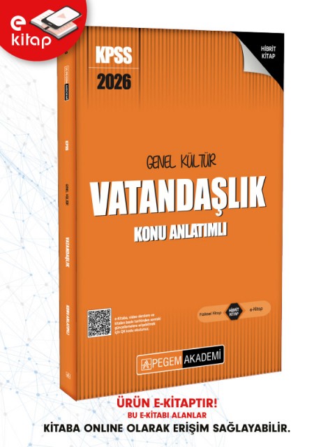 2026 KPSS Genel Yetenek Genel Kültür Vatandaşlık Konu Anlatımlı E-Kitap