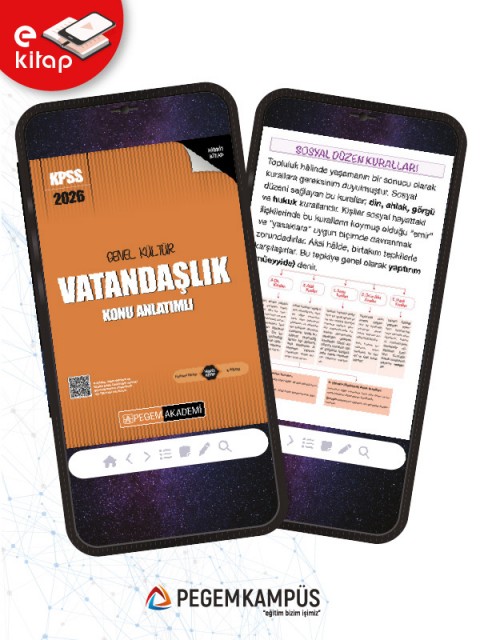 2026 KPSS Genel Yetenek Genel Kültür Vatandaşlık Konu Anlatımlı E-Kitap