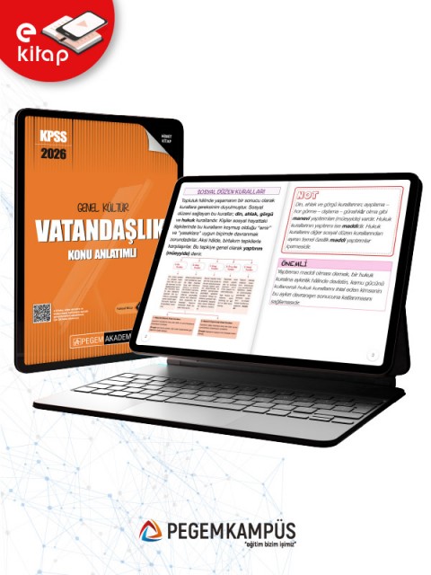 2026 KPSS Genel Yetenek Genel Kültür Vatandaşlık Konu Anlatımlı E-Kitap