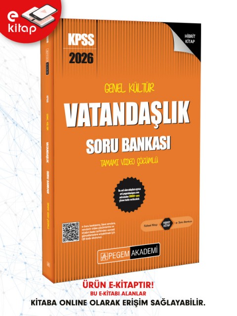 2026 KPSS Genel Yetenek Genel Kültür Vatandaşlık Tamamı Video Çözümlü E-Soru Bankası