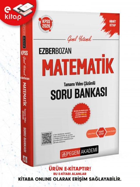 2026 KPSS Genel Yetenek Matematik Tamamı Video Çözümlü Ezberbozan E-Soru Bankası