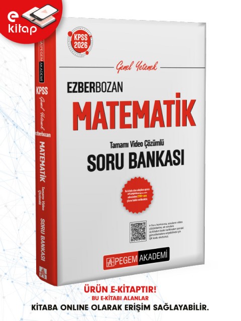 2026 KPSS Genel Yetenek Matematik Tamamı Video Çözümlü Ezberbozan E-Soru Bankası