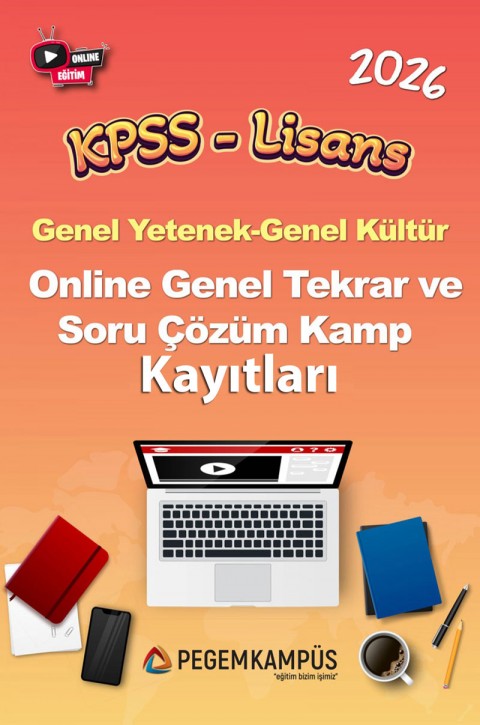 2026 KPSS Lisans Genel Yetenek Genel Kültür Online Genel Tekrar ve Soru Çözüm Kamp Kayıtları