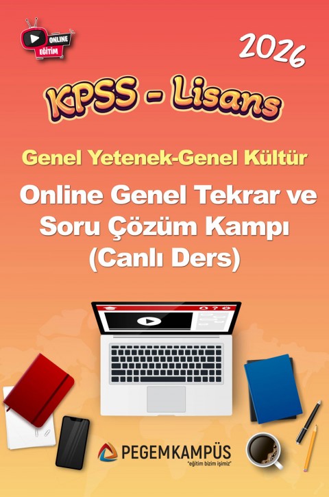 2026 KPSS Lisans Genel Yetenek Genel Kültür Online Genel Tekrar ve Soru Çözüm Kampı (Canlı Ders)