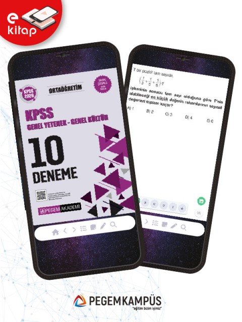 2026 KPSS Ortaöğretim Genel Yetenek Genel Kültür Tamamı Çözümlü 10 E-Deneme