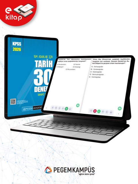 2026 KPSS Tüm Adaylar İçin Tarih Tamamı Çözümlü 30 E-Deneme 2026 KPSS Tüm Adaylar İçin Tarih Tamamı Çözümlü 30 E-Deneme